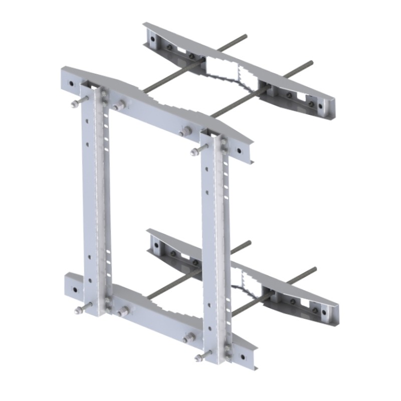 Кронштейн столбовой универсальный ШКК/ШКВ 6U-12U