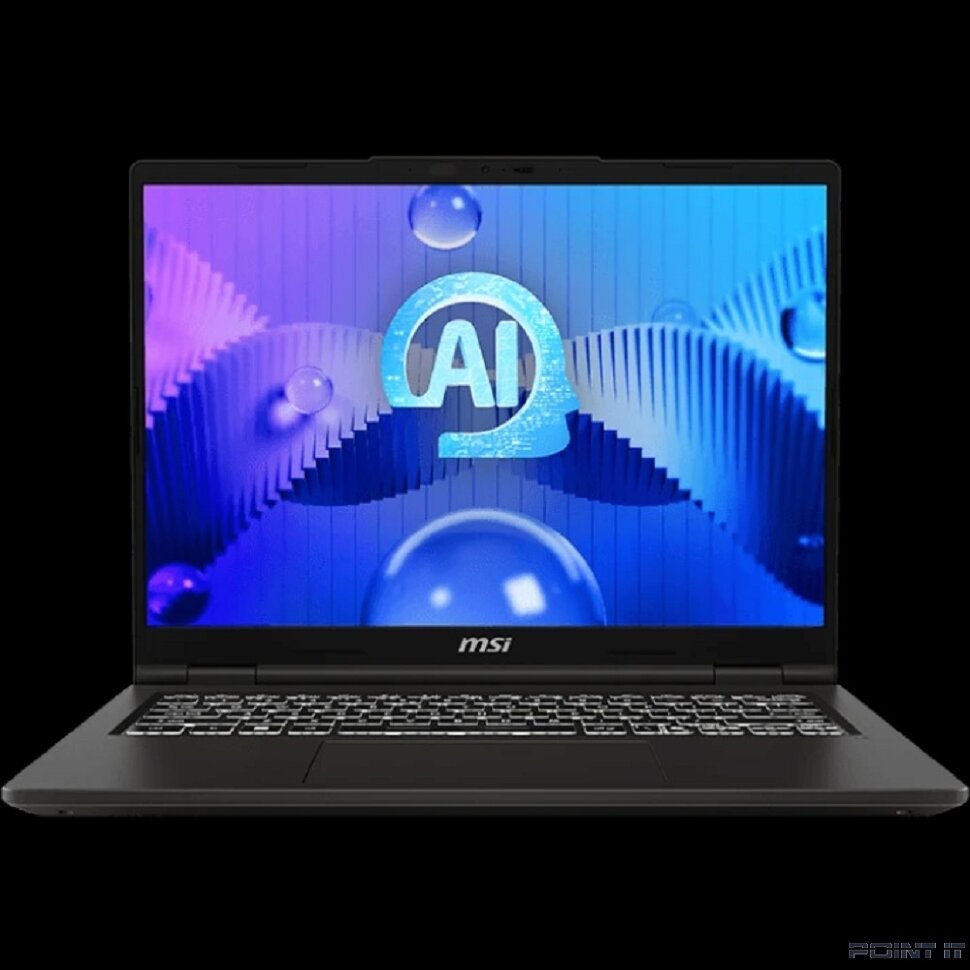 Ноутбук MSI Venture 14 AI A1MG-039XRU [9S7-14Q221-039] Grey 14" {FHD Core 5 125H /DDR5 16GB (8GB*2)/512GB SSD/Intel Arc Graphics/backlight/DOS}