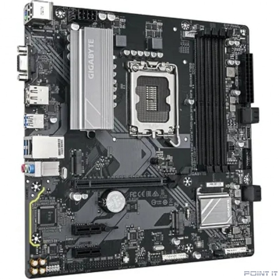 Gigabyte B760M D3HP {LGA1700, B760, 4*DDR5, 4*SATA, 2*M.2, 3*USB 3.2, 2*USB 2.0, 1*PCIx16, 2*PCIx1, D-Sub+HDMI+DP, mATX} RTL
