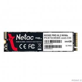 Накопитель SSD Netac PCI-E 3.0 256Gb NT01N930E-256G-E4X(N) N930E Pro M.2 2280