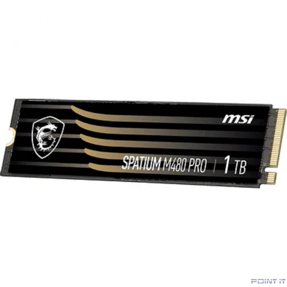 Твердотельный накопитель SSD MSI 1TB PCIe 4.0 NVMe M.2 SPATIUM M480 PRO