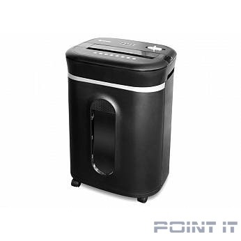 ГЕЛЕОС Уничтожитель документов УМ28-4 DIN P-4 {(4 ур-нь секр.), фрагмент 3,9х30мм, 19-21 лист (70г/м2), CD/пл.карты/скрепки/скобы, 28л.}