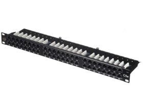 Патч-панель UTP, 19, 48 портов RJ45, cat.5е, 1U, Dual Type, компактная, NETKO Expert CKC