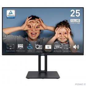 Монитор MSI PRO 24.5&quot; MP251P Black {IPS 1920x1080 100Hz 4ms 178/178 300cd 1300:1 D-Sub HDMI MM)