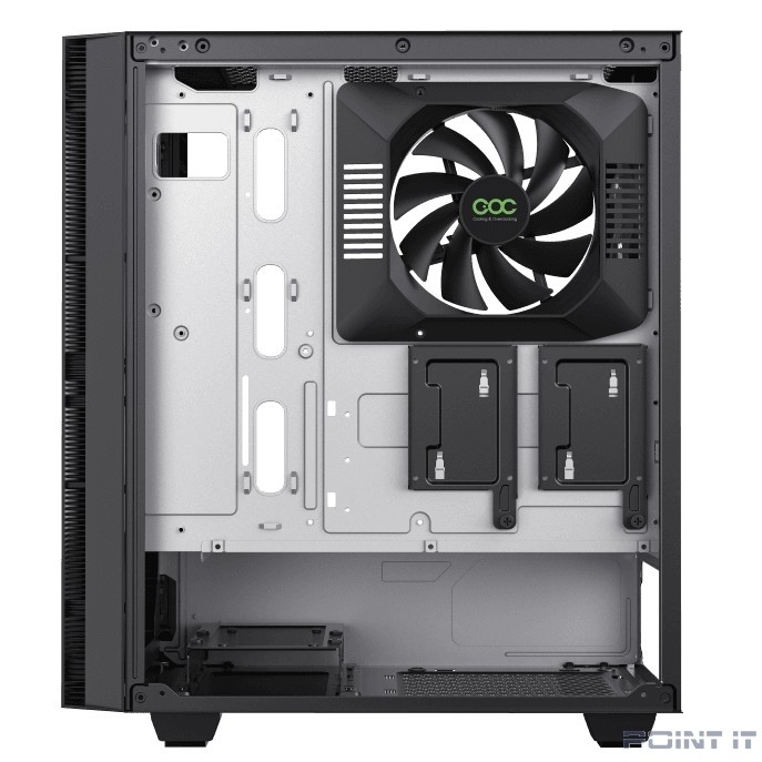 GameMax Корпус Brufen C3 BG без БП, MidiT, ATX, Корич., Зак. стекл., USB 3.0, 1*120; 1*140мм вент.