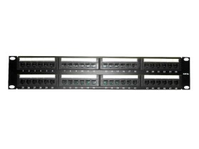 Патч-панель UTP, 19, 48 портов RJ45, cat.5е, 2U, Krone Type, L РАСПРОДАЖА