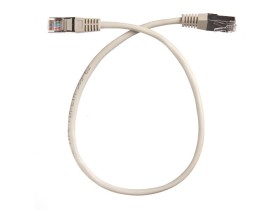 Патч-корд Technolink FTP4 cat 5e, 0.5м, ВС, серый, литой коннектор РАСПРОДАЖА