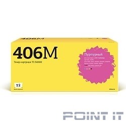 T2 CLT-M406S Картридж (TC-S406M) для Samsung CLP-365/CLX-3300/3305/Xpress C410 (1000 стр.) пурпурный, с чипом